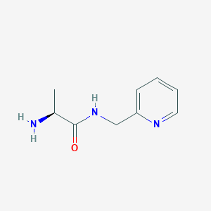 Structure - (S)-2-Amino-N-(pyridin-2-ylmethyl)propanamide