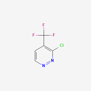 Structure - 3-Chloro-4-(trifluoromethyl)pyridazine, 3-chloro-4-trifluoromethylpyridazine, additional blue/dry ice freight costs.