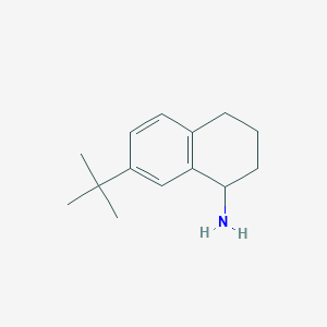 Structure - 7-Tert-butyl-1,2,3,4-tetrahydronaphthalen-1-amine