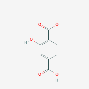 Structure - 3-Hydroxy-4-(methoxycarbonyl)benzoic acid, 3-Hydroxy-4-methoxycarbonylbenzoic acid