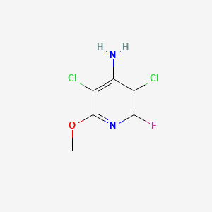 Structure - 3,5-Dichloro-2-fluoro-6-methoxypyridin-4-amine, Fluroxypyr-2-methoxy