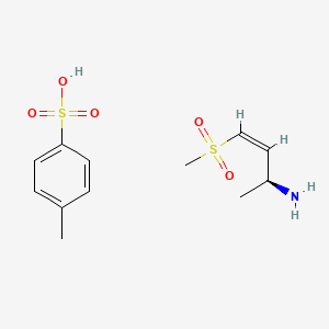 Structure - (S,Z)-4-(Methylsulfonyl)but-3-en-2-amine 4-methylbenzenesulfonate
