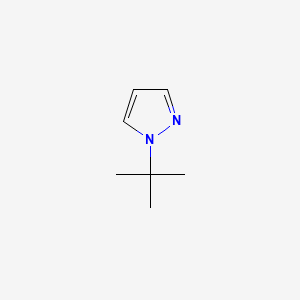 Structure - 1-(tert-Butyl)-1H-pyrazole, 1-Tert-butyl-1H-pyrazole