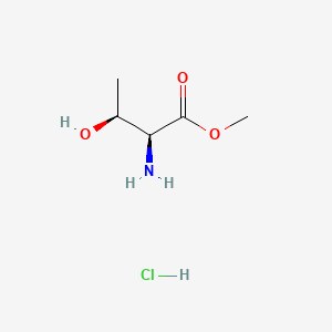 Structure - Methyl L-allothreoninate hydrochloride, (2S,3S)-Methyl 2-amino-3-hydroxybutanoate hydrochloride