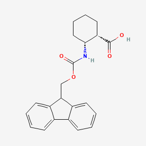 Structure - (1S,2R)-2-((((9H-Fluoren-9-yl)methoxy)carbonyl)amino)cyclohexane-1-carboxylic acid, (1S,2R)-FMOC-2-AMINOCYCLOHEXANE CARBOXYLIC ACID