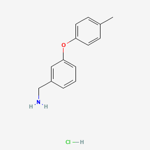 Structure - (3-(P-tolyloxy)phenyl)methanaminehydrochloride, 3-(4-METHYLPHENOXY)BENZYLAMINE HCL