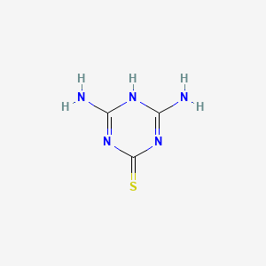 Structure - Diamino-1,3,5-triazine-2-thiol, 1,3,5-Triazine-2(1H)-thione, 4,6-diamino-