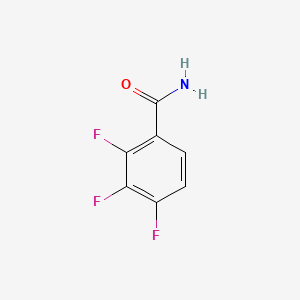 Structure - 2,3,4-Trifluorobenzamide, Trifluorobenzamide1