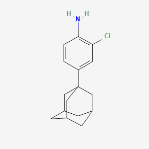Structure - 4-(Adamantan-1-yl)-2-chloroaniline