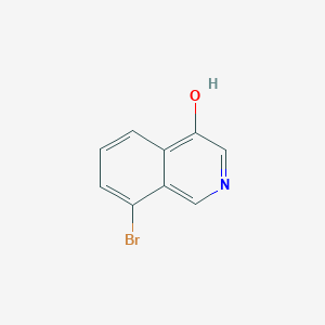 Structure - 8-Bromoisoquinolin-4-ol, 8-Bromo-4-isoquinolinol