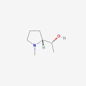 Structure - (R)-1-((R)-1-methylpyrrolidin-2-yl)ethan-1-ol, 2-Pyrrolidinemethanol, α,1-dimethyl-, (R*,R*)- (9CI)