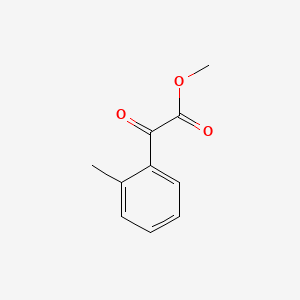 Structure - Methyl 2-oxo-2-(o-tolyl)acetate, methyl o-methyl phenyl glyoxylate