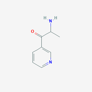 Structure - 2-Amino-1-(pyridin-3-yl)propan-1-one