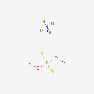 Structure - O,O-Dimethylphosphorodithioic acid ammonium salt