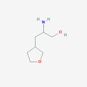 Structure - β-Aminotetrahydro-3-furanpropanol, 2-AMINO-3-(OXOLAN-3-YL)PROPAN-1-OL