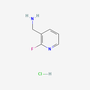 Structure - (2-Fluoropyridin-3-yl)methanamine hydrochloride, 1-(2-Fluoropyridin-3-yl)methanamine