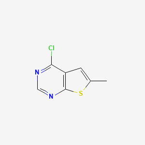 Structure - 4-Chloro-6-methylthieno[2,3-d]pyrimidine