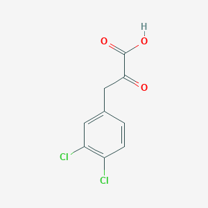 Structure - 3-(3,4-Dichlorophenyl)-2-oxopropanoic acid