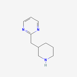Structure - 2-(Piperidin-3-ylmethyl)pyrimidine