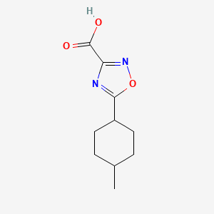 Structure - 5-(4-Methylcyclohexyl)-1,2,4-oxadiazole-3-carboxylic acid