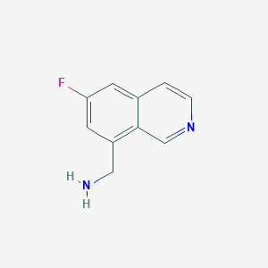 Structure - (6-Fluoroisoquinolin-8-yl)methanamine