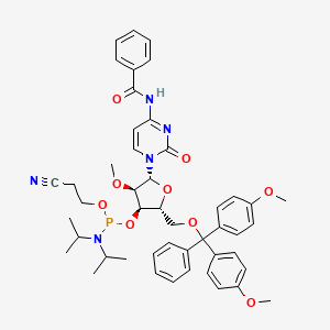 Structure - N4-Bz-5’-O-DMTr- 2’-O-Me-cytidine-3’-CED-phosphoramidite