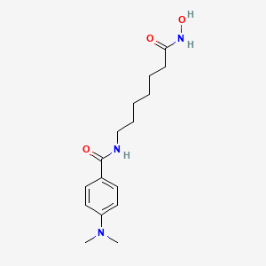Structure - 4-(Dimethylamino)-N-(7-(hydroxyamino)-7-oxoheptyl)benzamide, 95%