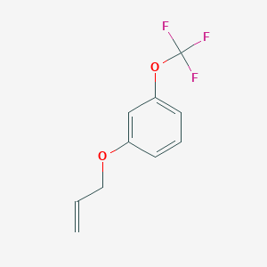 Structure - Benzene, 1-(2-propen-1-yloxy)-3-(trifluoromethoxy)-, 95%