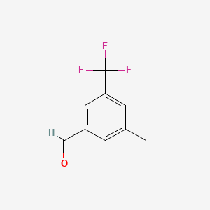 Structure - 3-Methyl-5-(trifluoromethyl)benzaldehyde, 98%