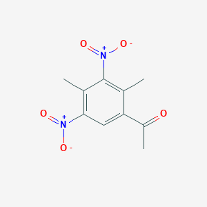 Structure - 1-(2,4-Dimethyl-3,5-dinitrophenyl)ethan-1-one, 95%