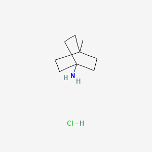 Structure - 4-Methylbicyclo[2.2.2]octan-1-amine hydrochloride, 95%