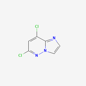 Structure - 6,8-Dichloroimidazo[1,2-b]pyridazine, 95%
