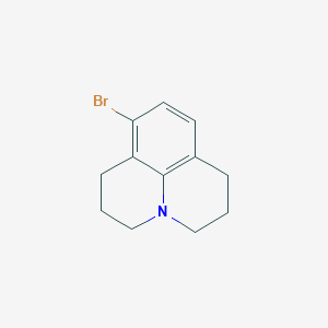 Structure - 8-Bromo-2,3,6,7-tetrahydro-1h,5h-pyrido[3,2,1-ij]quinoline, 95%