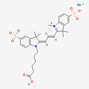 Structure - Disulfo-cy3 carboxylic acid, 95%