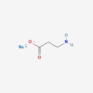 Structure - Sodium 3-aminopropanoate, 95%