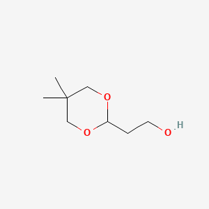 Structure - 5,5-Dimethyl-1,3-dioxane-2-ethanol, 95%