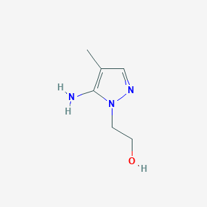 Structure - 2-(5-Amino-4-methyl-1h-pyrazol-1-yl)ethan-1-ol, 95%
