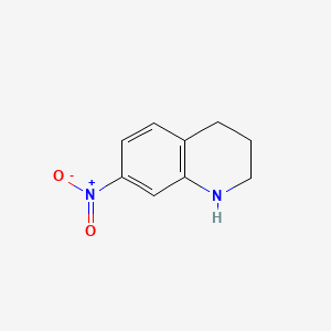 Structure - 7-Nitro-1,2,3,4-tetrahydroquinoline, 98%