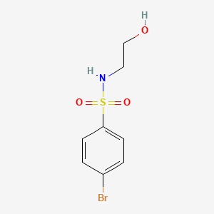 Structure - N-(2-Hydroxyethyl) 4-bromobenzenesulfonamide, 98%