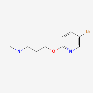 Structure - 5-Bromo-2-(3-(N,N-dimethylamino)propoxy)pyridine, 95%
