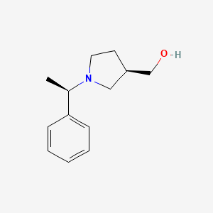 Structure - ((R)-1-((R)-1-Phenylethyl)pyrrolidin-3-yl)methanol, 98%