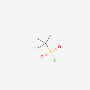 Structure - 1-Methylcyclopropane-1-sulfonyl chloride, 95%