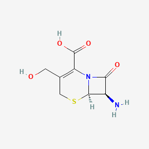 Structure - (6R,7R)-7-Amino-3-(hydroxymethyl)-8-oxo-5-thia-1-azabicyclo[4.2.0]oct-2-ene-2-carboxylic acid, 97%