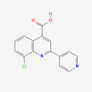 8-Chloro-2-pyridin-4-ylquinoline-4-carboxyl | QZ-4774-5g | Chemtronica