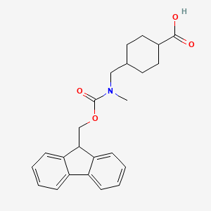 Structure - Fmoc-N-methyl-tranexamic acid, 98%
