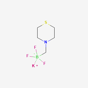Structure - Potassium 4-trifluoroboratomethylthiomorpholine, 95%