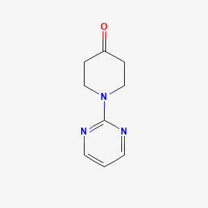 Structure - 1-(Pyrimidin-2-yl)piperidin-4-one, 95%