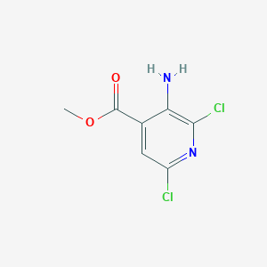 Structure - Methyl 3-amino-2,6-dichloroisonicotinate, 95%