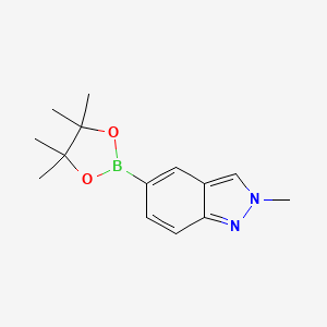 Structure - 2-Methyl-2H-indazole-5-boronic acid, pinacol ester, 95%