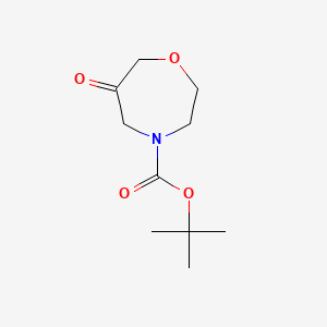Structure - 4-Boc-6-oxo-1,4-oxazepane, 95%